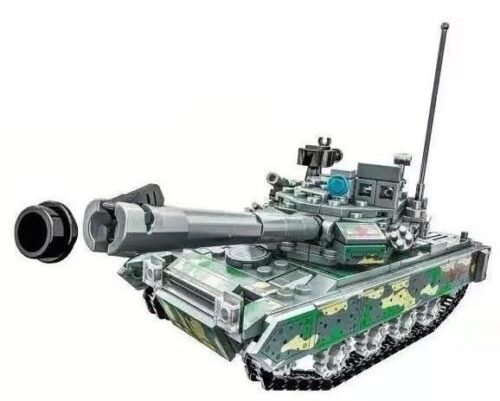 Mô hình đồ chơi mô hình Xe tăng VT-4 2246 hoàn chỉnh với màu sắc rằn ri quân đội, dành cho bé trai 6 tuổi.