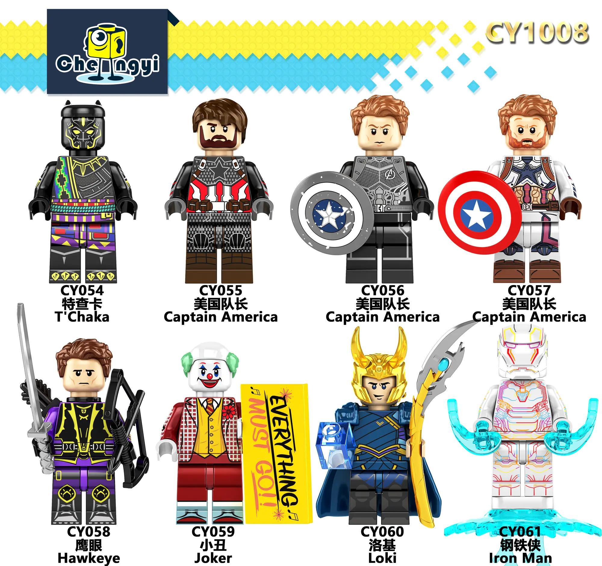 Chengyi CY1008 Bộ 8 Minifigure Siêu Anh Hùng Hawkeye