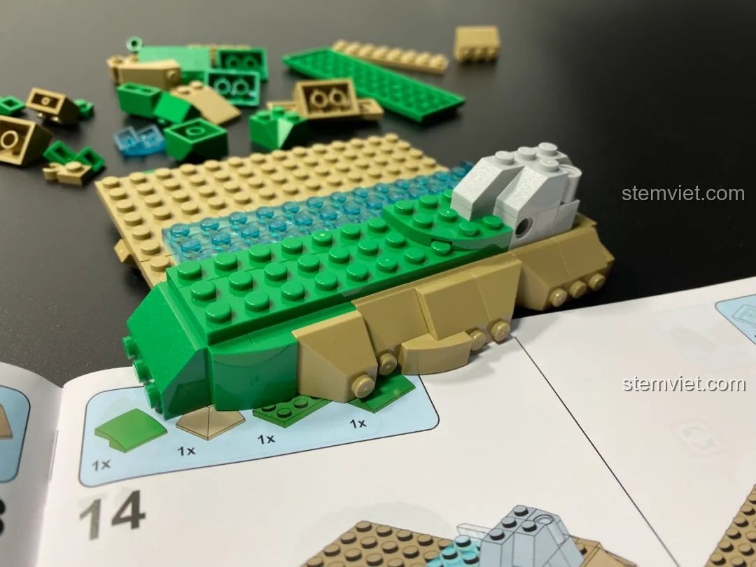 Lắp ráp phần đế đồ chơi lắp ráp Pantasy 15002 Mỹ Nhân Trong Lồng, chi tiết lắp ghép bộ Pantasy