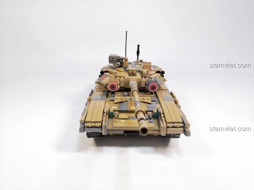 Chi tiết lắp ráp của xe tăng CaDA T-90 Tank.