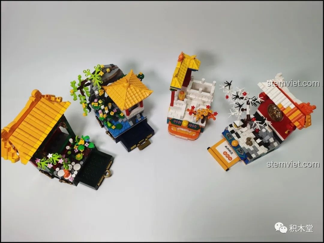 Chi tiết ngăn kéo với khóa vàng của mô hình Cảnh Hạ Wekki 506003