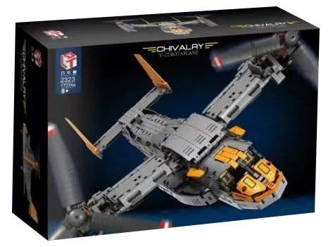 Bộ lắp ráp Chivalry 2323 Mô hình Trực thăng V-22 Osprey hộp sản phẩm chất lượng cao cho bé trai 8 tuổi giá tốt