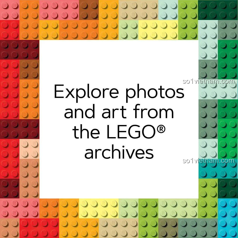 Sách LEGO House Chronicle 9781452182292 khám phá ảnh và nghệ thuật từ kho lưu trữ LEGO®, chất lượng cao