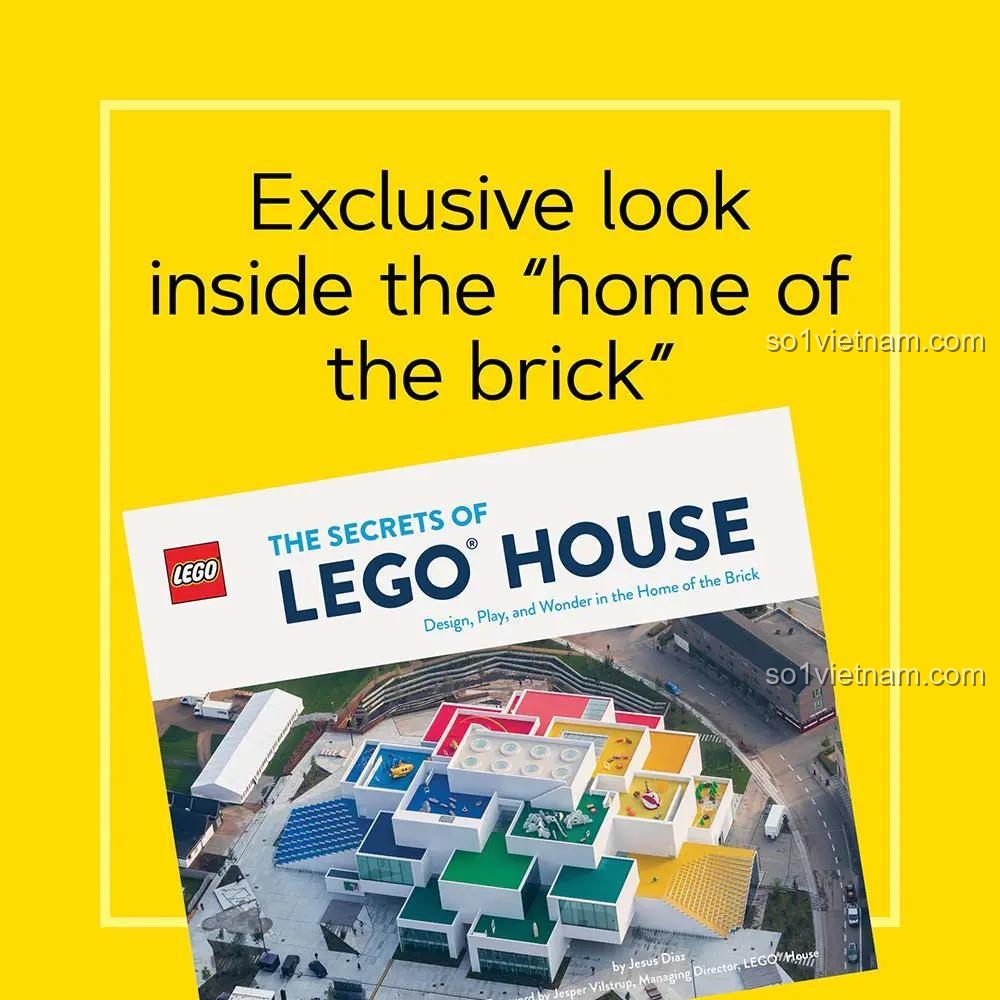 Sách Chronicle Bí Mật Ngôi Nhà LEGO® ISBN9781452182292 khám phá độc quyền bên trong, giá rẻ