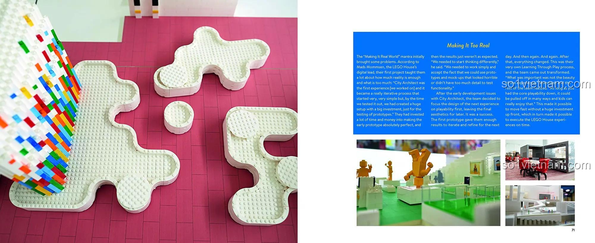 Sách Cuốn sách về LEGO House Chronicle ISBN9781452182292 quá trình xây dựng, chi tiết cao