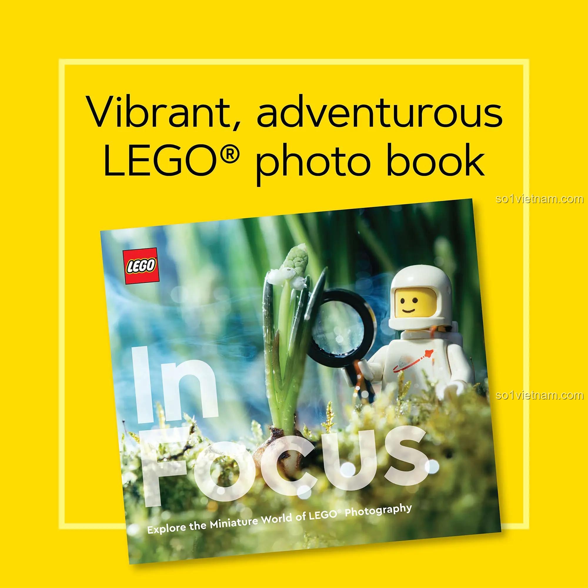 Sách ảnh LEGO Chronicle ISBN9781797217604 quảng cáo, sách ảnh LEGO, sách nhiếp ảnh LEGO đầy màu sắc, truyền cảm hứng sáng tạo, giá tốt