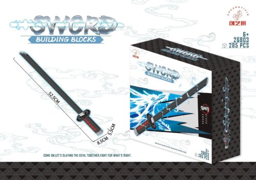 Hộp bộ đồ chơi Kiếm Tanjiro Chuangyipin 26803