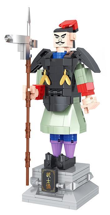 Mô hình Chiến binh Đất nung Tần Thủy Hoàng COGO 12405B-1, bộ lắp ghép đồ chơi mô hình chiến binh cổ đại cho bé trai 6 tuổi, chất lượng cao, giá tốt.