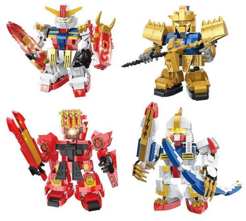 Bộ Lắp Ghép Robot Biến Hình Mecha War 4 Mẫu - COGO 14875-1 - Robot Chiến Đấu - Con trai - 6+ tuổi - 322 chi tiết