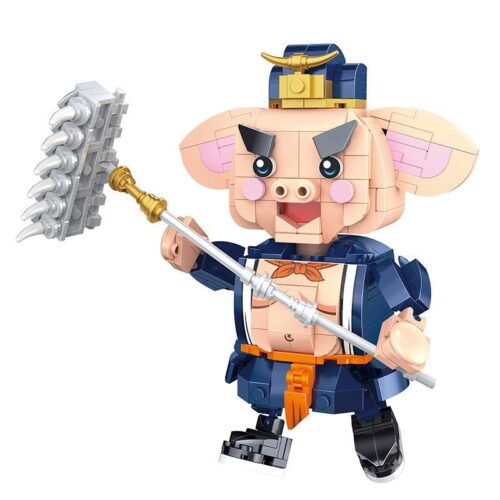 Bộ lắp ghép Trư Bát Giới COGO 15709-2, đồ chơi mô hình nhân vật Tây Du Ký cho bé trai 6 tuổi, giá tốt.