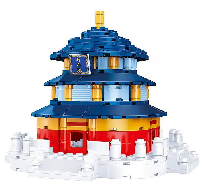 Bộ lắp ghép COGO 15902 Thiên Đàn Kỳ Niên Điện, mô hình kiến trúc tinh xảo, phù hợp bé trai và bé gái 6 tuổi, giá tốt.