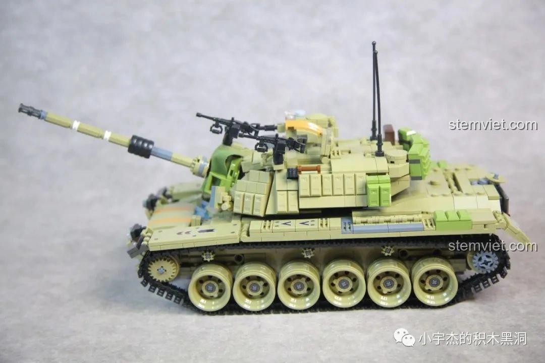 Phụ kiện con lăn phá mìn đi kèm với bộ lắp ghép PanlosBrick 632004 Xe Tăng Chủ Lực M60 Magach Israel.