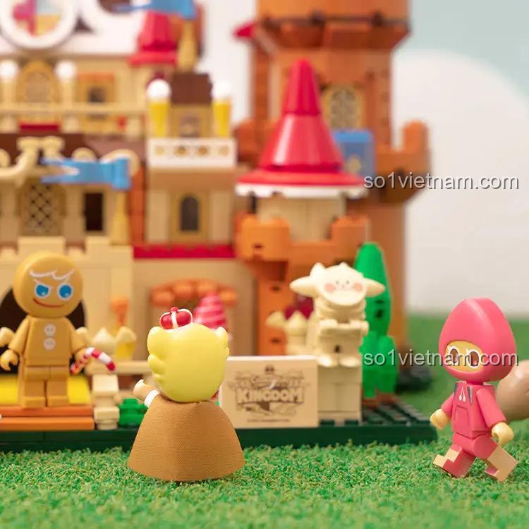 Các nhân vật minifigure trong bộ đồ chơi CookieRun Kingdom: Cầu cảng Khinh khí cầu