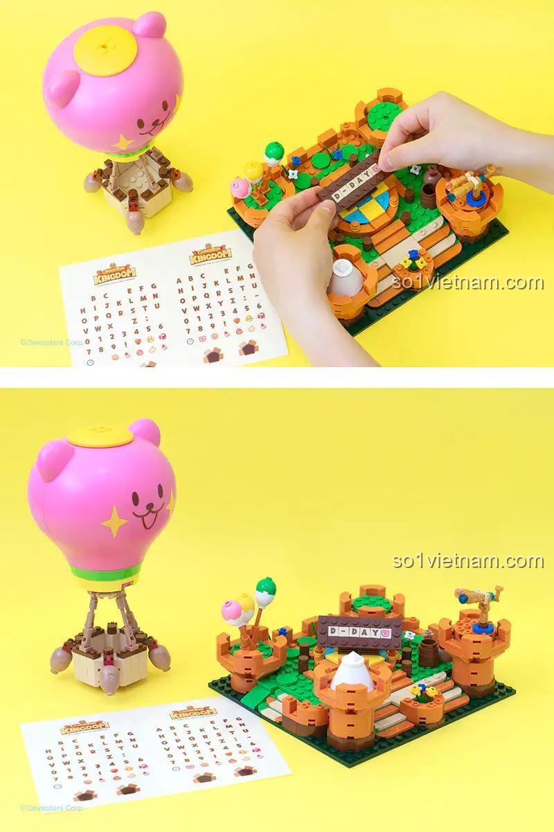 Cận cảnh mô hình CookieRun Kingdom: Cầu cảng Khinh khí cầu với các chi tiết nhỏ