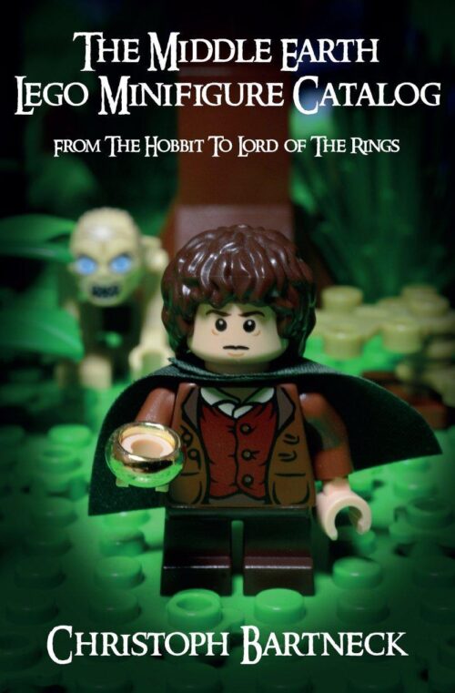 Bìa trước sách tham khảo Sách danh mục Minifigure LEGO Trung Địa ISBN9781535193429. Món quà cho con trai 12 tuổi yêu thích Chúa Tể Những Chiếc Nhẫn.