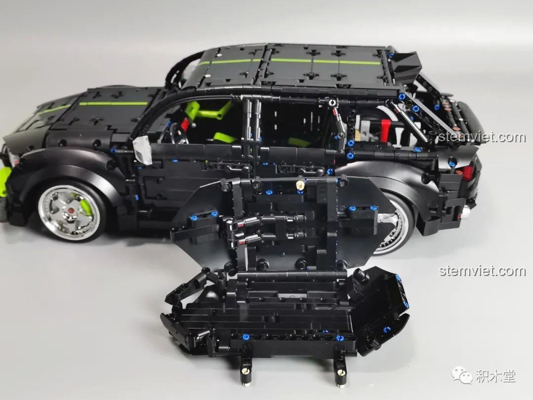 Mô hình TGL T5023 với cụm giá nóc được tháo rời, cho thấy sự linh hoạt trong thiết kế.