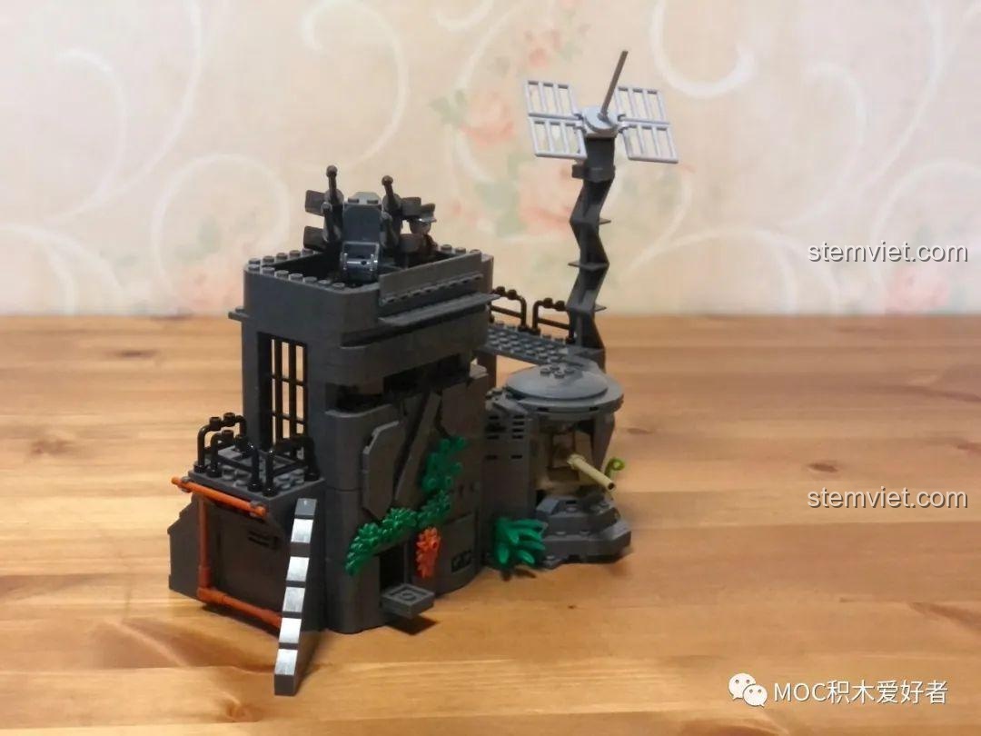 Cận cảnh cụm pháo đài và tháp pháo trong bộ Lô cốt phòng thủ Normandy 861 giá bình dân.