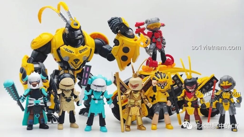 Toàn cảnh dàn anh hùng lắp ráp布鲁可Heroes Infinite: Ngưu Ma Vương, Dương Tiễn, Tôn Ngộ Không và các nhân vật khác