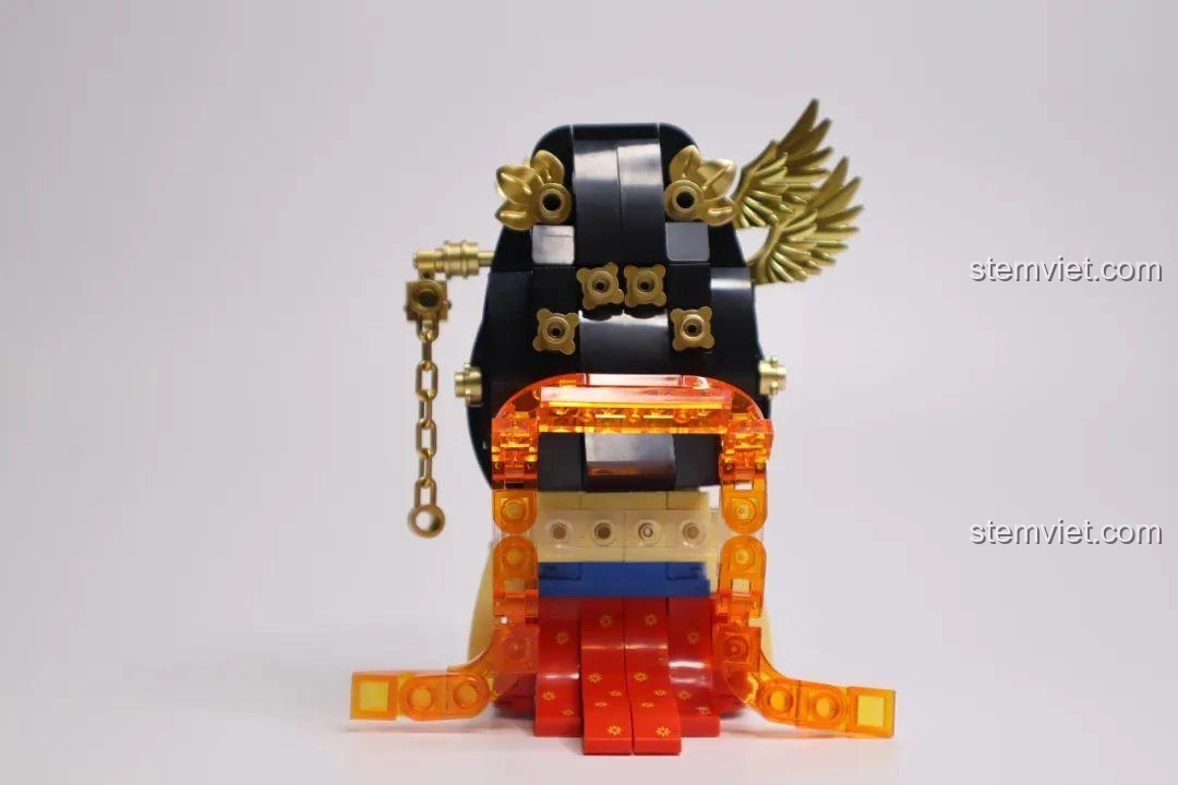 Góc nhìn từ trên xuống mô hình Dương Quý Phi, đánh giá Wekki 516031 Bộ Lắp Ghép Công Chúa Văn Thành.