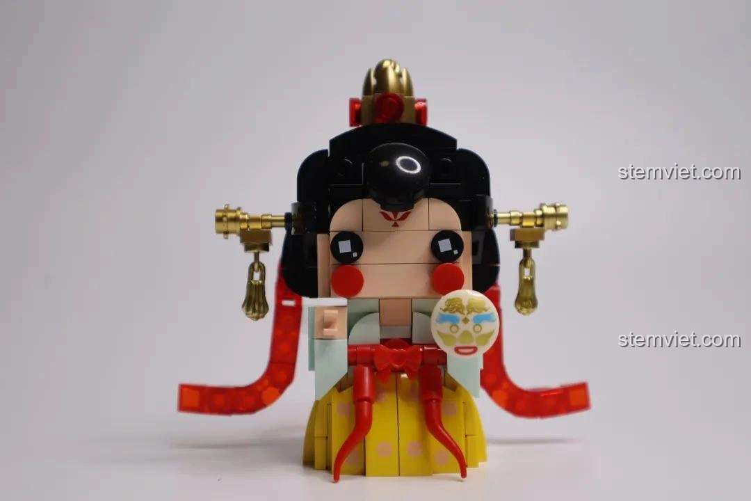 Mô hình Thái Bình Công Chúa hoàn chỉnh từ bộ lắp ghép Đại Đường Tứ Mỹ Wekki, đánh giá Wekki 516031 Bộ Lắp Ghép Công Chúa Văn Thành.