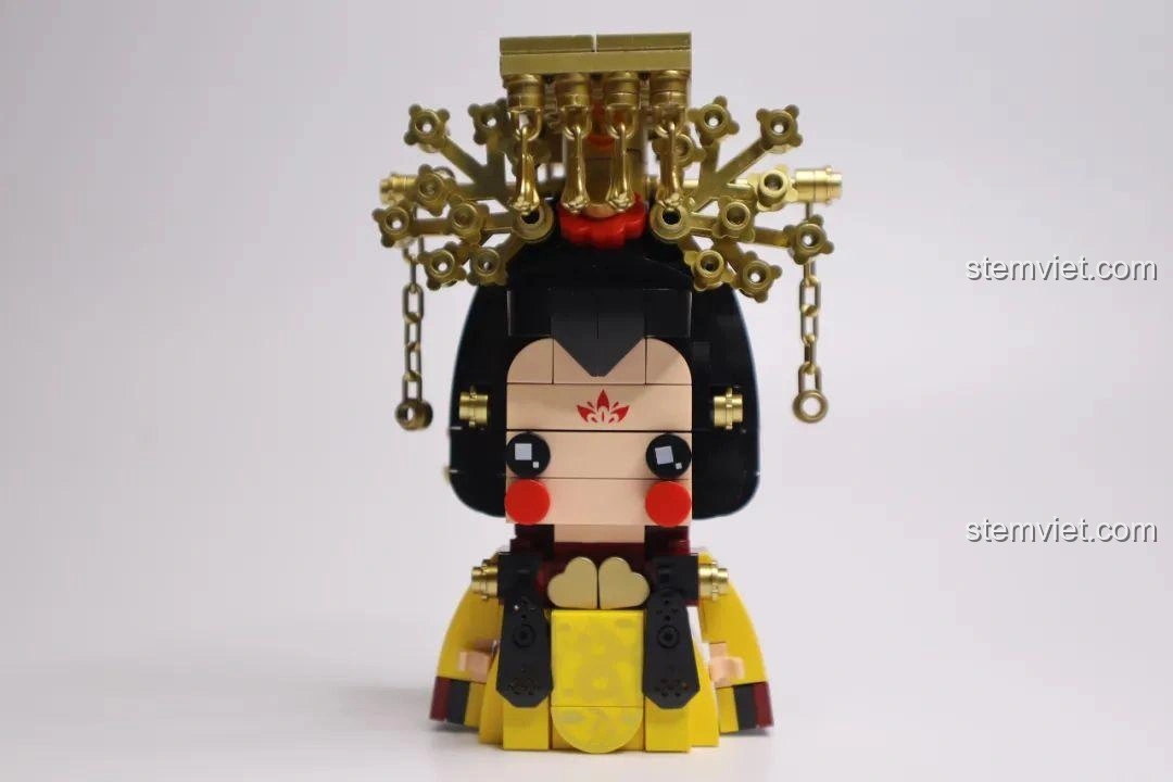 Mô hình Võ Tắc Thiên hoàn chỉnh từ bộ lắp ghép Đại Đường Tứ Mỹ Wekki, đánh giá Wekki 516031 Bộ Lắp Ghép Công Chúa Văn Thành.