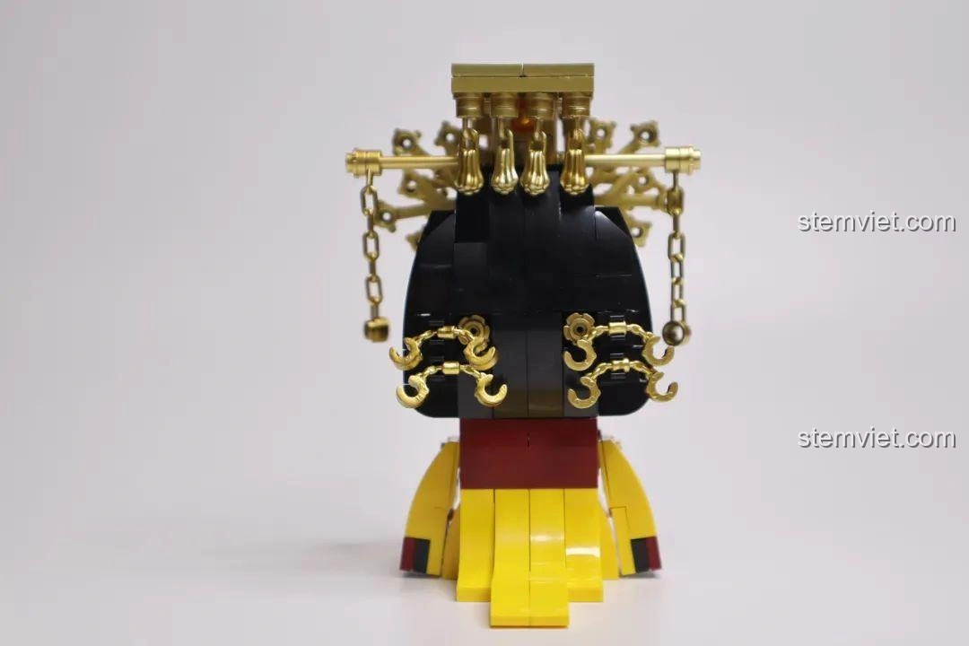 Góc nhìn từ trên xuống mô hình Võ Tắc Thiên, đánh giá Wekki 516031 Bộ Lắp Ghép Công Chúa Văn Thành.