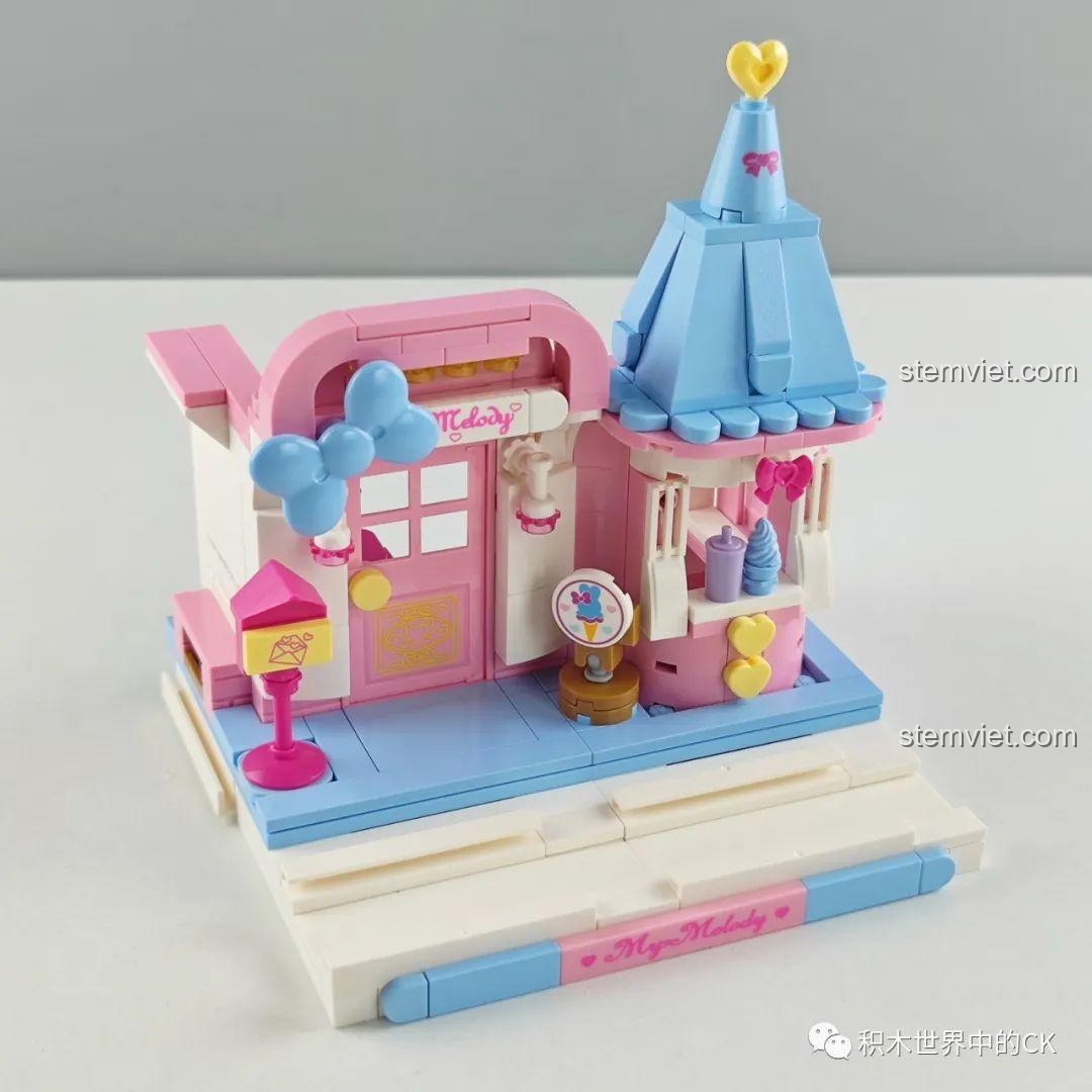 Mô hình hoàn chỉnh của Sweet Dream Ice Cream House Keeppley K20808 My Melody.