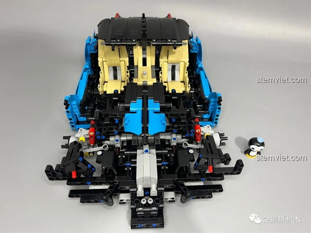 Các túi chi tiết được đánh số 5, chuẩn bị cho bước lắp ráp ngoại thất và đèn của Moyu Block MY88008.