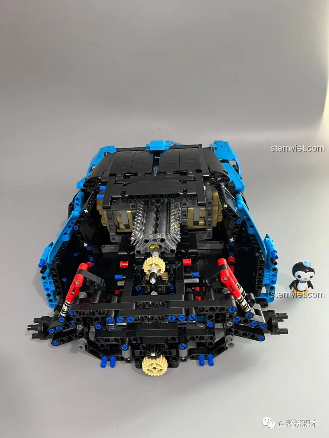 Trang hướng dẫn cho bước 6, hoàn thiện mô hình Moyu Block MY88008 Bugatti Bolide.