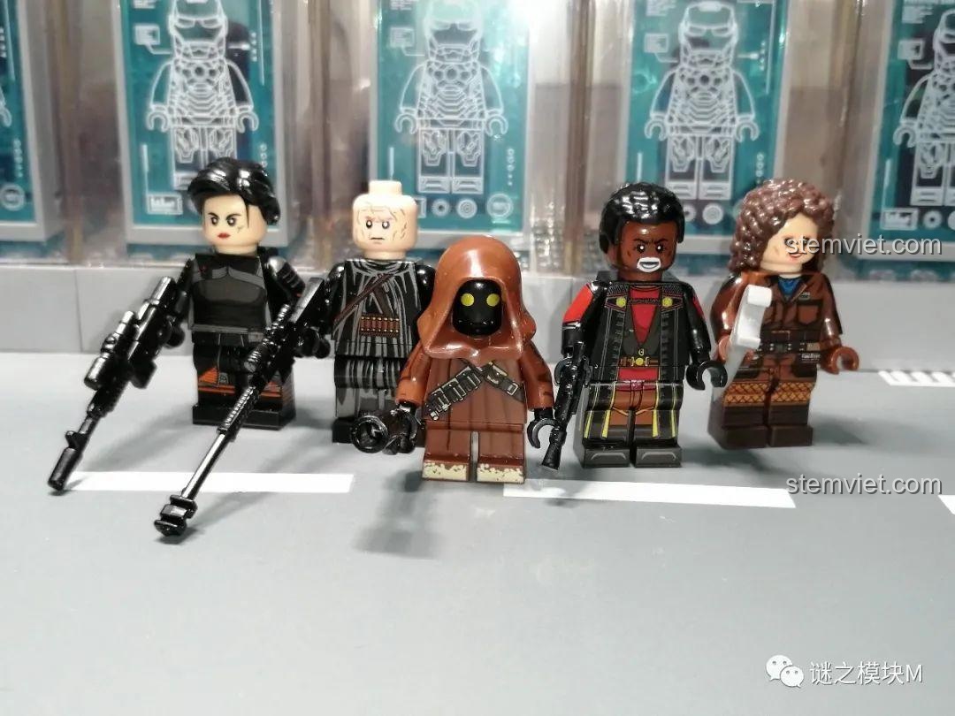 Đánh giá WM 6122 Minifigure Thợ Săn Tiền Thưởng: Các minifigure Thợ Săn Tiền Thưởng WM6122.