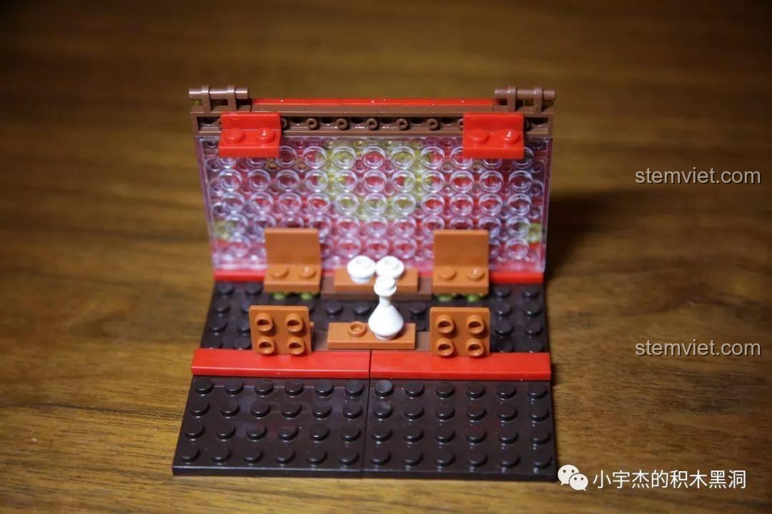 Đánh giá XINGBAO 25002 Thuyền Rồng Cung Đình, cận cảnh mảnh ghép bị dùng sai vị trí.