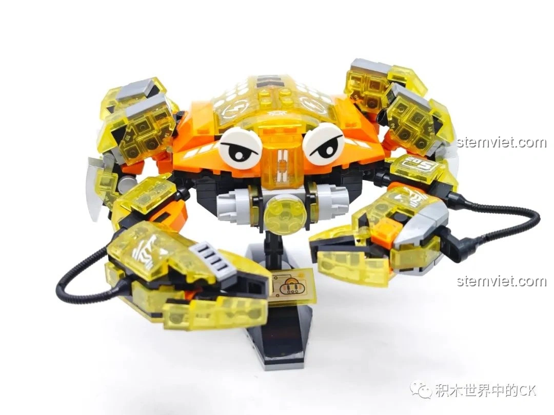 Tấm decal dán chi tiết cho mô hình Cá Đuối của bộ lắp ghép sinh vật biển sâu Zhe Gao 662001, tăng tính thẩm mỹ.