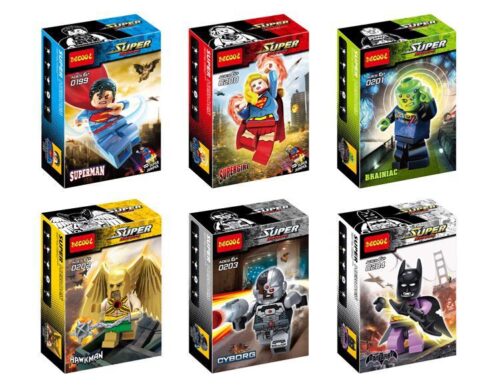 Bộ 6 Minifigure Siêu Anh Hùng Decool 0199-0204 cho bé trai 6 tuổi, đồ chơi lắp ráp chất lượng cao, giá tốt