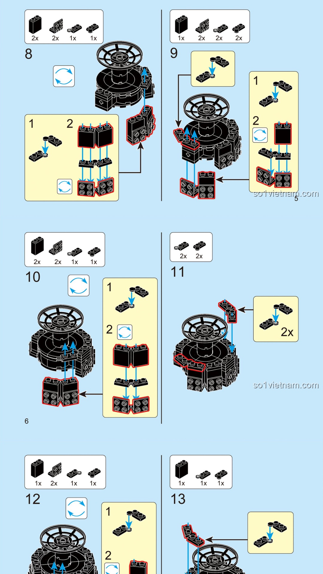 Sách lắp ghép Decool 16810 Decool MochaPot16810 Mô hình ấm pha cà phê Decool 16810 Hướng dẫn Decool 16810