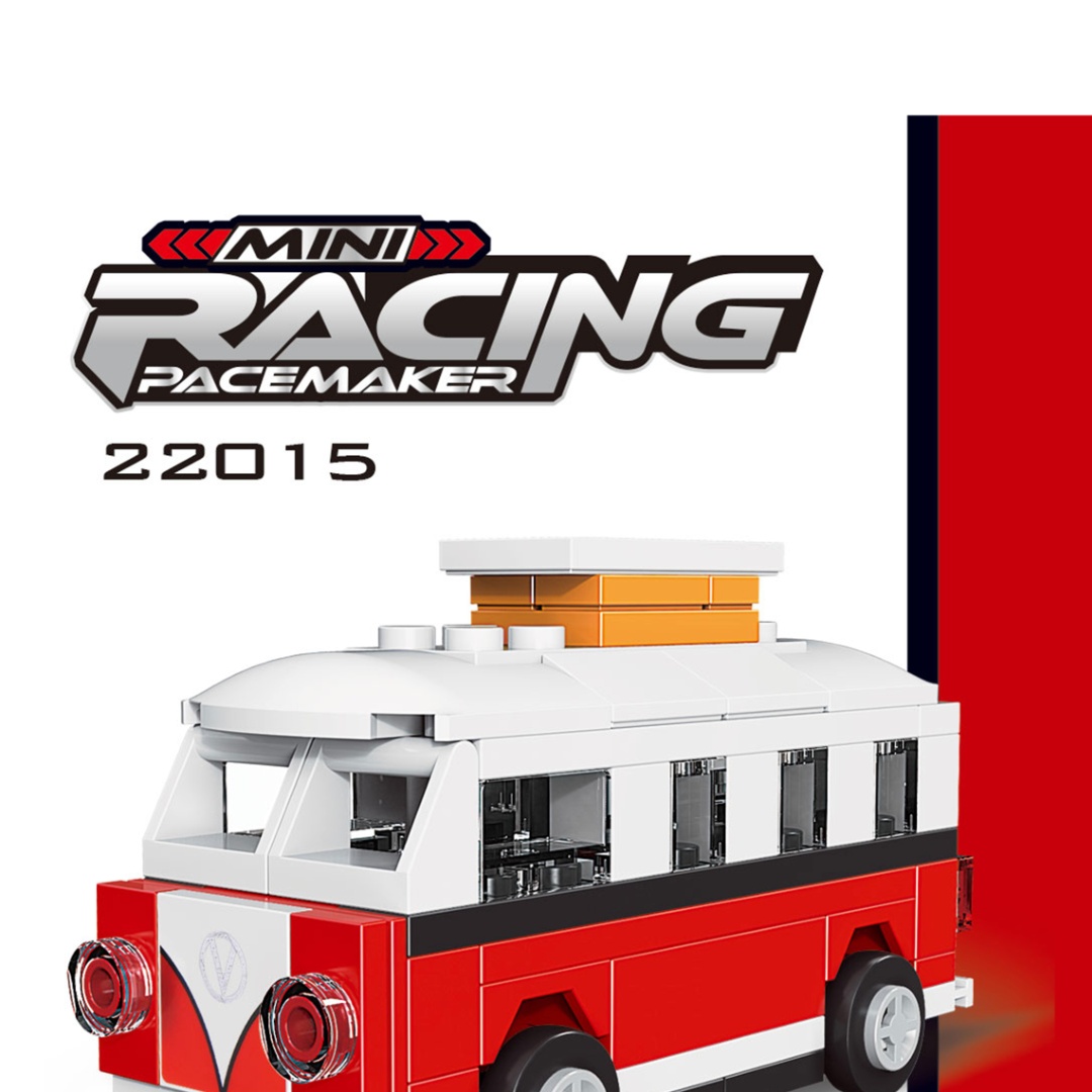 Sách Hướng Dẫn Lắp Ráp Xe Buýt Volkswagen T1 Cổ Điển Decool 22015 | Sách Decool 22015 Xe Buýt Volkswagen T1 | Hướng dẫn lắp ghép Decool 22015 Xe Buýt Cắm Trại T1