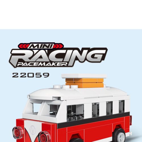 Xe Volkswagen T1 Đua Tốc Độ Decool 22059 hướng dẫn lắp ráp Decool 22059 Xe Volkswagen T1