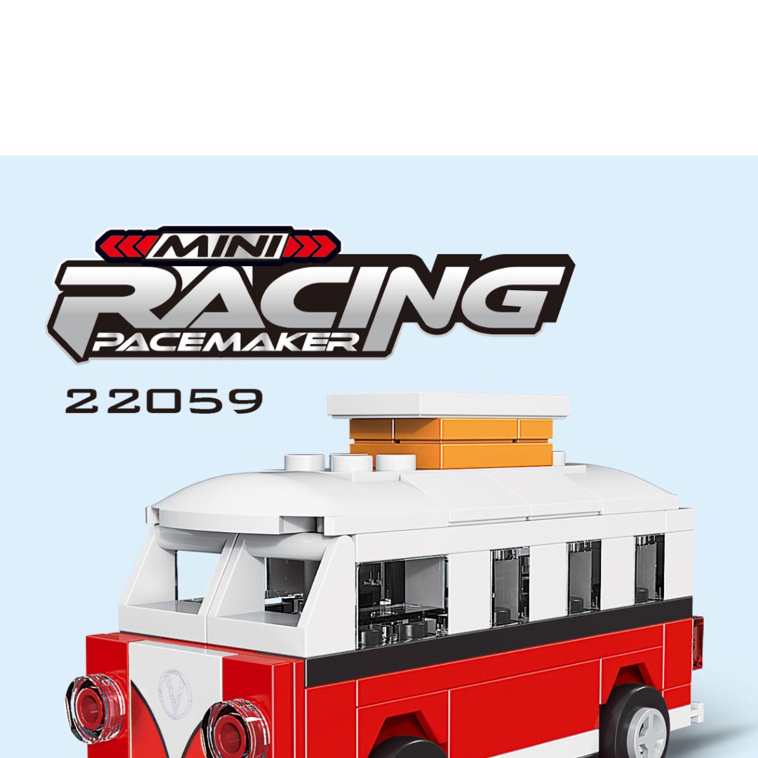 Xe Volkswagen T1 Đua Tốc Độ Decool 22059 hướng dẫn lắp ráp Decool 22059 Xe Volkswagen T1