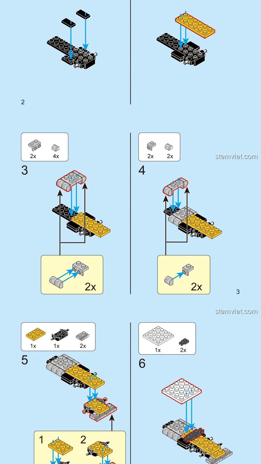 Xe cứu hộ Decool 22076 sách Decool 22076 Xe công trình cứu hộ