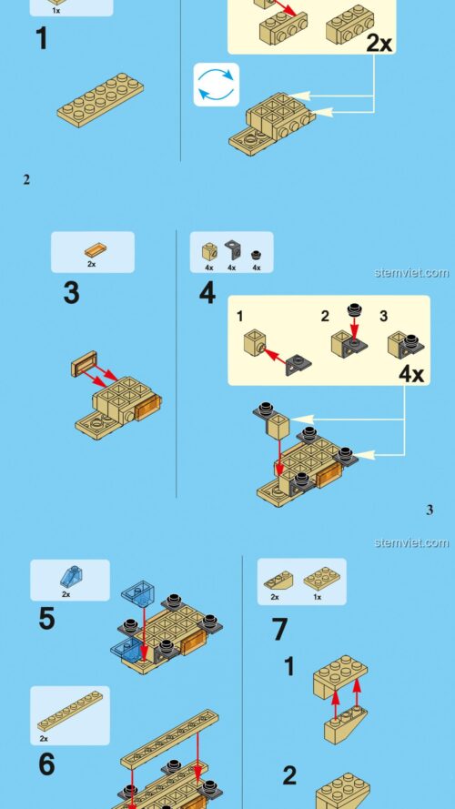 Bộ Lắp Ráp Đa Năng Biến Hình DECOOL 31001 Đồ Chơi Biến Hình 3 Trong 1 hướng dẫn DECOOL 31001 Đồ Chơi Biến Hình 3 Trong 1 PDF gốc chất lượng cao