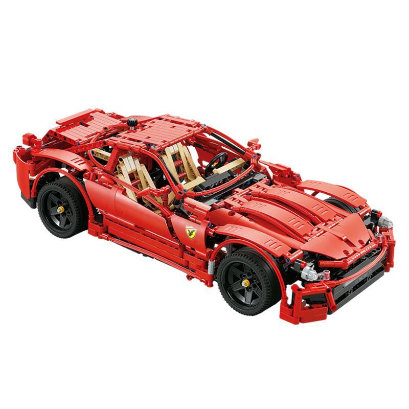 Siêu xe Ferrari Đỏ Rực DECOOL 33007