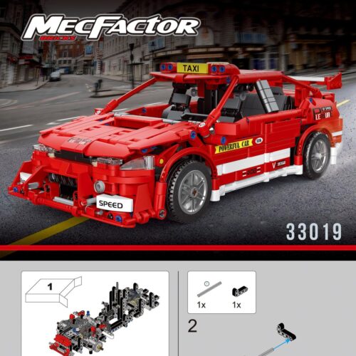 Taxi Tốc Độ Cực Nhanh Decool 33019 sách Decool 33019 Xe Taxi Thể Thao