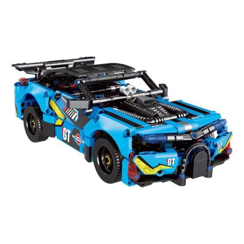 Bộ lắp ghép xe đua tốc độ City Rampage Decool 3808 màu xanh dương, đồ chơi cho bé trai 6 tuổi, giá rẻ.