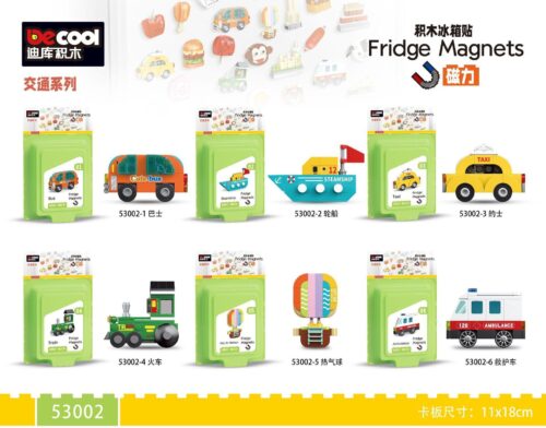 Bộ Lắp Ghép 6 Mẫu Phương Tiện Giao Thông Decool 53002 - Tàu Thủy
