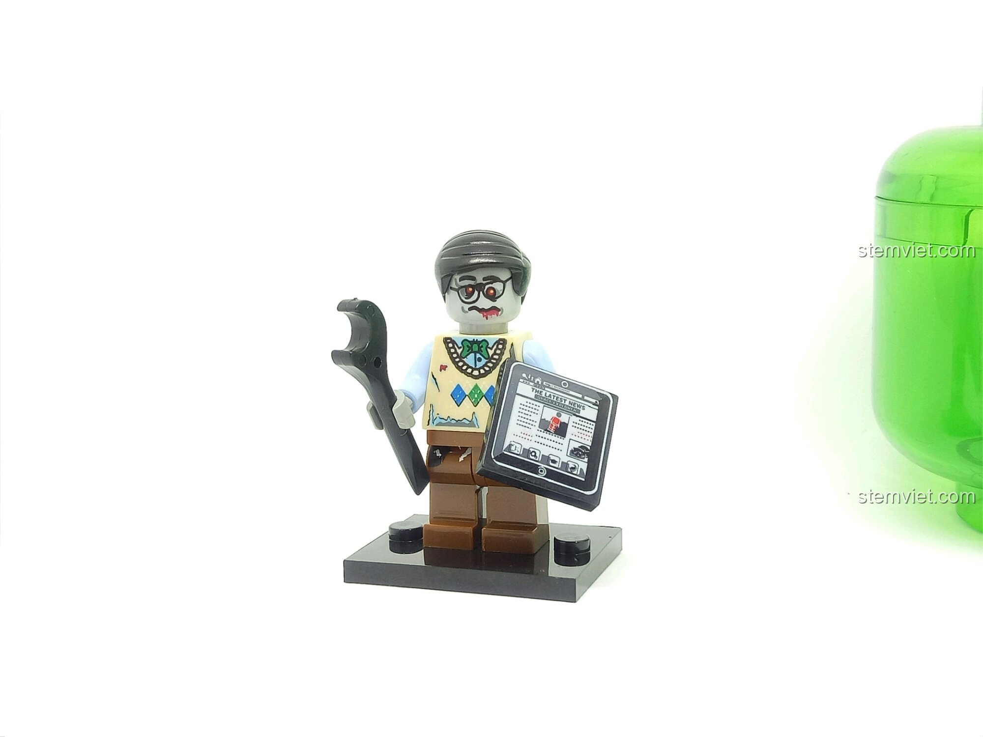 set đồ chơi Decool 606 lập trình viên, bộ đồ chơi Minifigure Zombie giá tốt