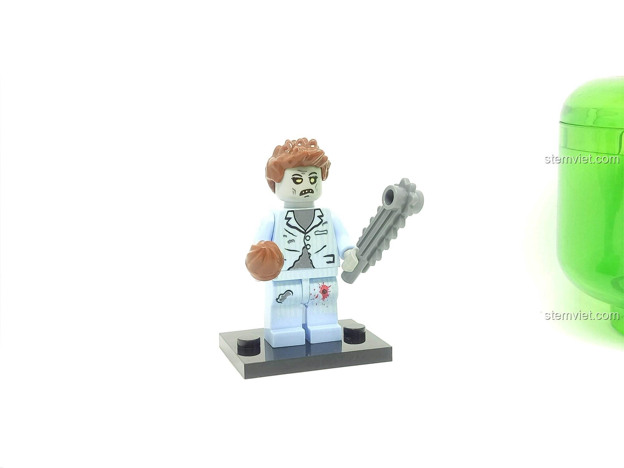 set đồ chơi Decool 606 Sleepyhead, Nhân vật Zombie 606 cho bé trai 6 tuổi