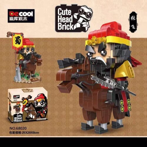 DECOOL 68020 Trương Phi Cưỡi Ngựa Bộ Lắp Ghép Tương Thích LEGO®