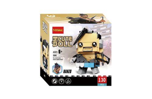 Bộ lắp ghép mô hình Hanzo Decool 6848, nhân vật game Overwatch nổi tiếng. Đồ chơi xếp hình giá rẻ cho bé trai 6 tuổi.