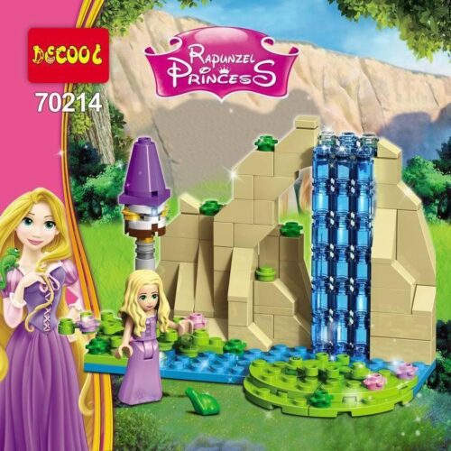 Bộ lắp ráp Công chúa Rapunzel DECOOL 70214, đồ chơi lắp ghép cho bé gái 8 tuổi, giá tốt, chất lượng cao