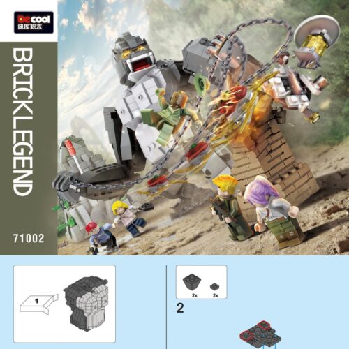 Bạo Nộ Tinh Vương Decool 71002 hướng dẫn lắp ghép Decool 2 Vua Khỉ