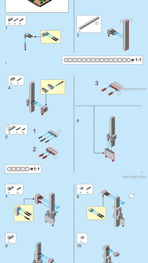 Khủng long bạo chúa T-Rex Decool 71003 hướng dẫn Decool 71003 Mô hình khủng long bạo chúa T-Rex